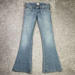 Abercrombie Kids Jeans Girl’s 12 Blue Slim Bootcut Light Wash Vintage